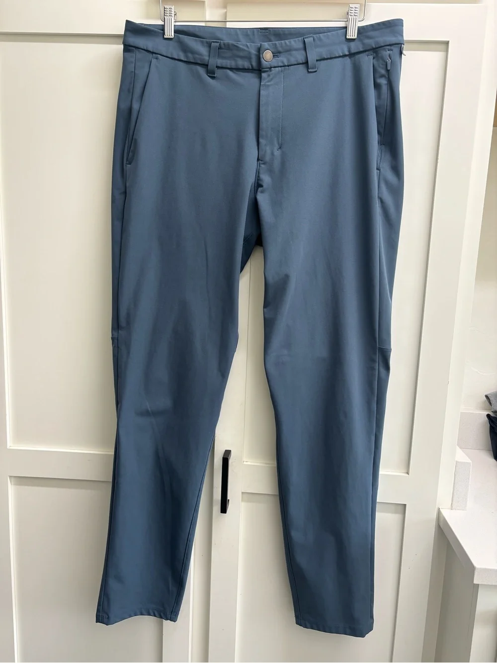Lululemon Commission Pant Slim 32” Warpstreme Iron Blue Men’s 36x32 chino golf